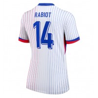 Fotbalové Dres Francie Adrien Rabiot #14 Dámské Venkovní ME 2024 Krátký Rukáv